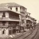 Part of Church Gate street in the 1860s.
